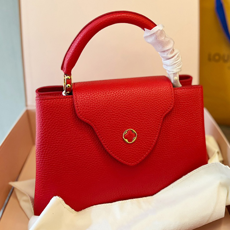 

Women Brand Shoulder Bag Designer Bags Luxury Handbags Tote Bag Fashion Letter Capucines Crossbody Messenger Purses, Color 01
