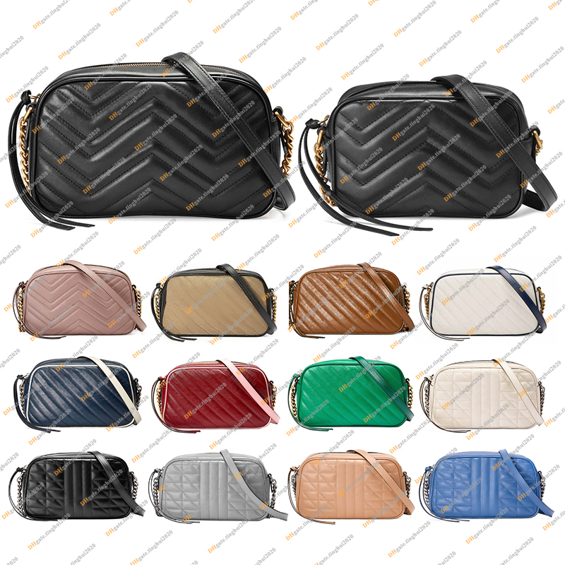 

Ladies Fashion Casual Designe Luxury Chain Camera Bag Crossbody Shoulder Bags Handbag Messenger Bagss High Quality TOP 5A Cowhide 447632 448065 634936 Purse Pouch, Gift box