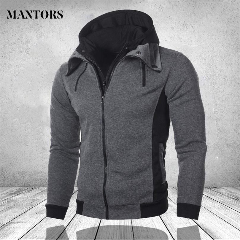 

Hoodies Men Fashion Slim Fit Long Sleeve Streetwear Mens Sweatshirt Outdoor Top Tees Brand Clothing Male Hoody Jacket Outwear 220813, Cc137 lightgrey