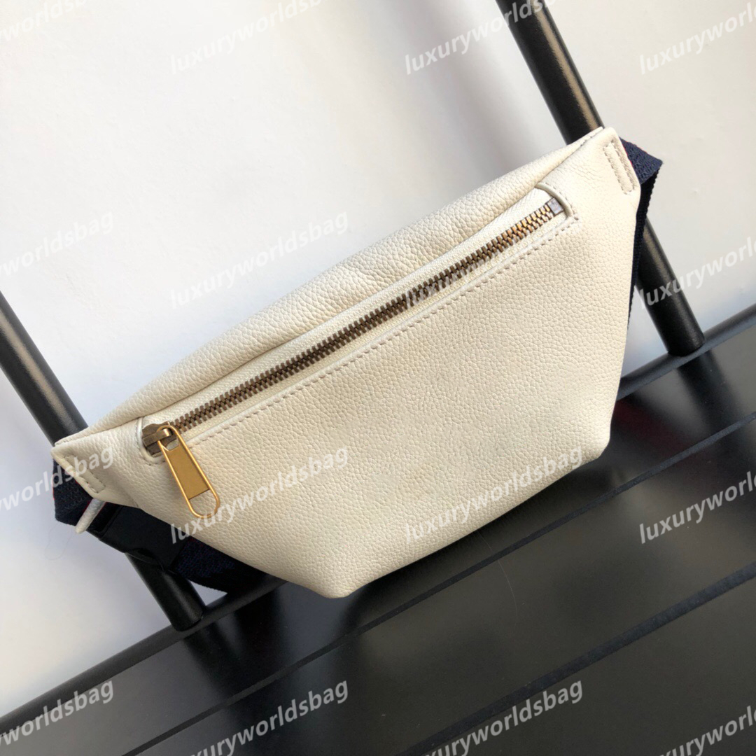 5a Black White en cuir souple Sac à la taille avec boîte Box Femmes Banes Banes Luxurys Designers Men Sac à bandoulière sac Crossbody Sac à dos 5