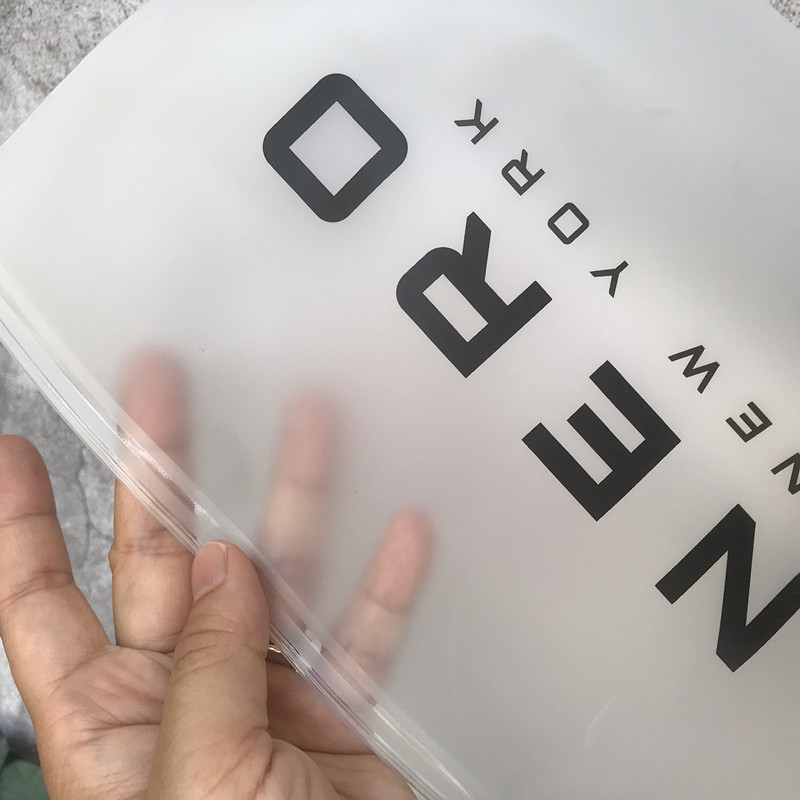 

Custom Matte/Frosted Biodegradable Plastic Packaging Zipper Bags, T Shirt Swimwear Zip Lock Clothing Bags