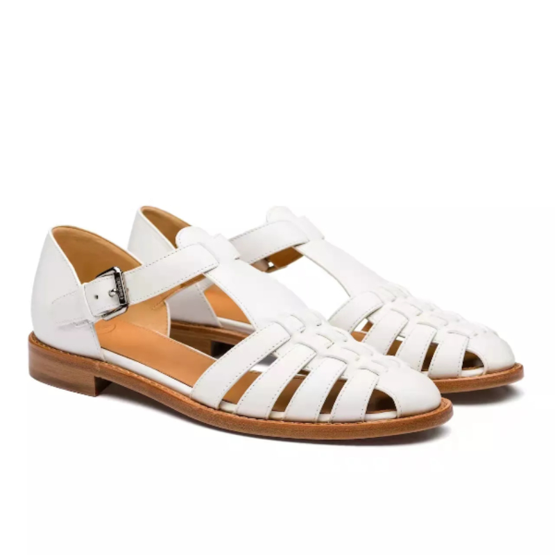 

New summer men formal shoes Pu lace up combination low heel back wrap heel buckle crash proof toe cap comfortable classic business sandals CP208, Clear