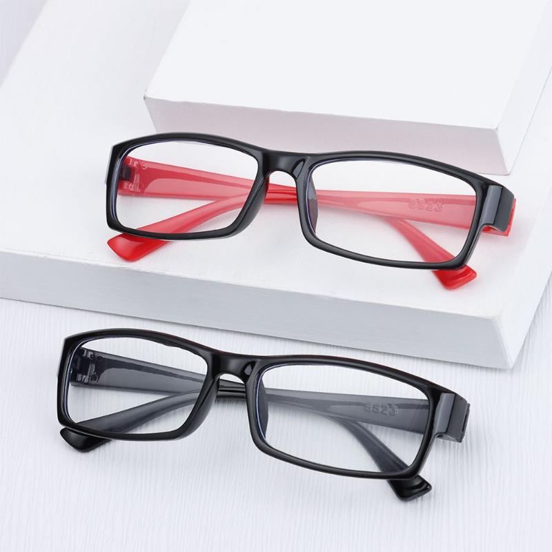 

Sunglasses 1PC Vintage Urltra-Light Frame Reading Glasses Eye Protection Women Men Anti-Blue Light Eyewear Portable Office Computer Goggles, White;black
