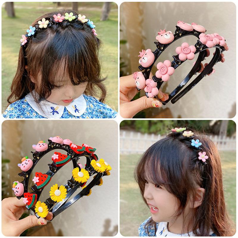

Hair Accessories 1/2/3Pcs/Set Children Cute Acrylic Animal Cartoon Flower Fruit Hairbands Girls Lovely Hoop Headbands Kids, Cherry