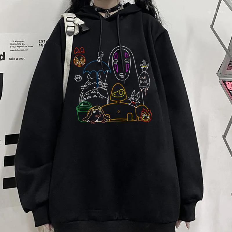 

Men' Hoodies & Sweatshirts Totoro Anime Print Oversize Cute Clothes Ulzzang Gothpunk Aesthetic Hoodie Y2K Harajuku Vintage Sweatshirt Fashi, Chunse