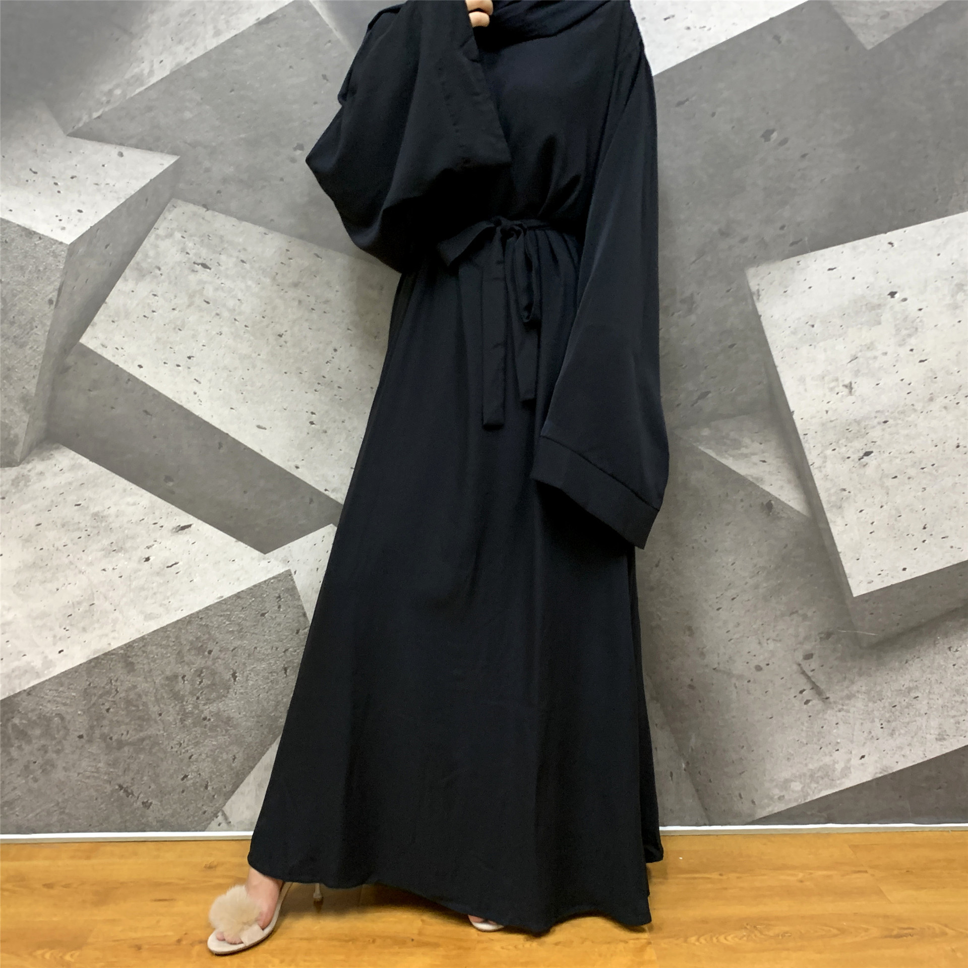 

Ramadan Hijab Dress Muslim Black Abayas African Dresses for Women Islamic Dubai Abaya Turkey Arabic Pakistani Clothes Kaftan