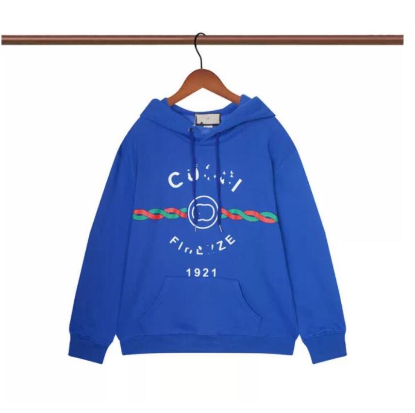 

Men' Designer Hoodies Chest Embroidered Letter Logo GucGi Women' Sweatshirt New Clothes Size -XL, White