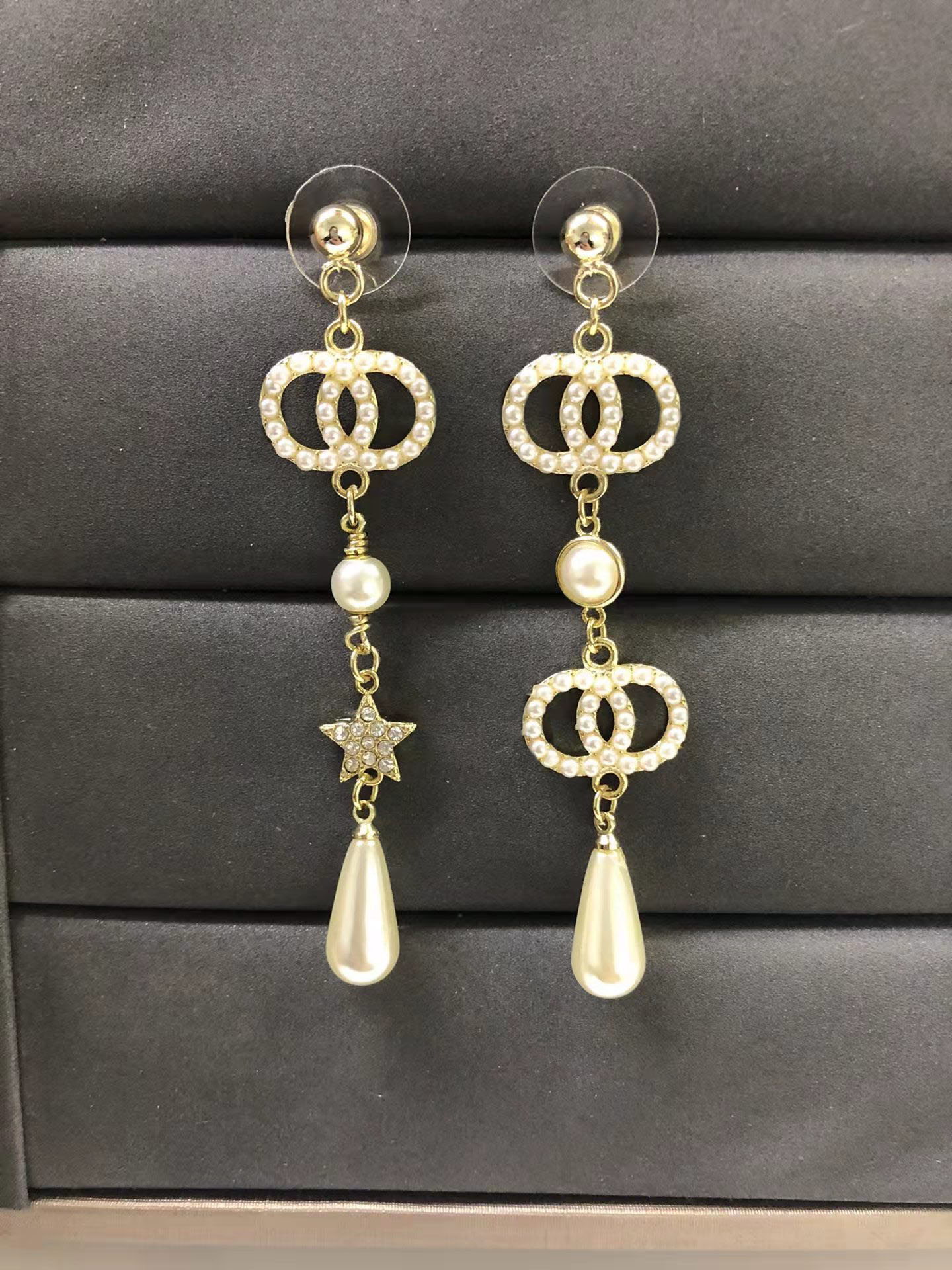

Luxury Designer Women Long Dangle & Chandelier Earrings Fashion Drop Earrings High Quality With Case