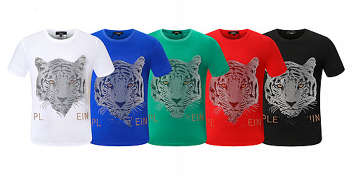 

Phillip Plain Men designer PP Skull Diamond t shirt Short sleeve Dollar Brown bear Brand O-Neck high Quality Skulls Paris T-Shirt PP, Pp2006