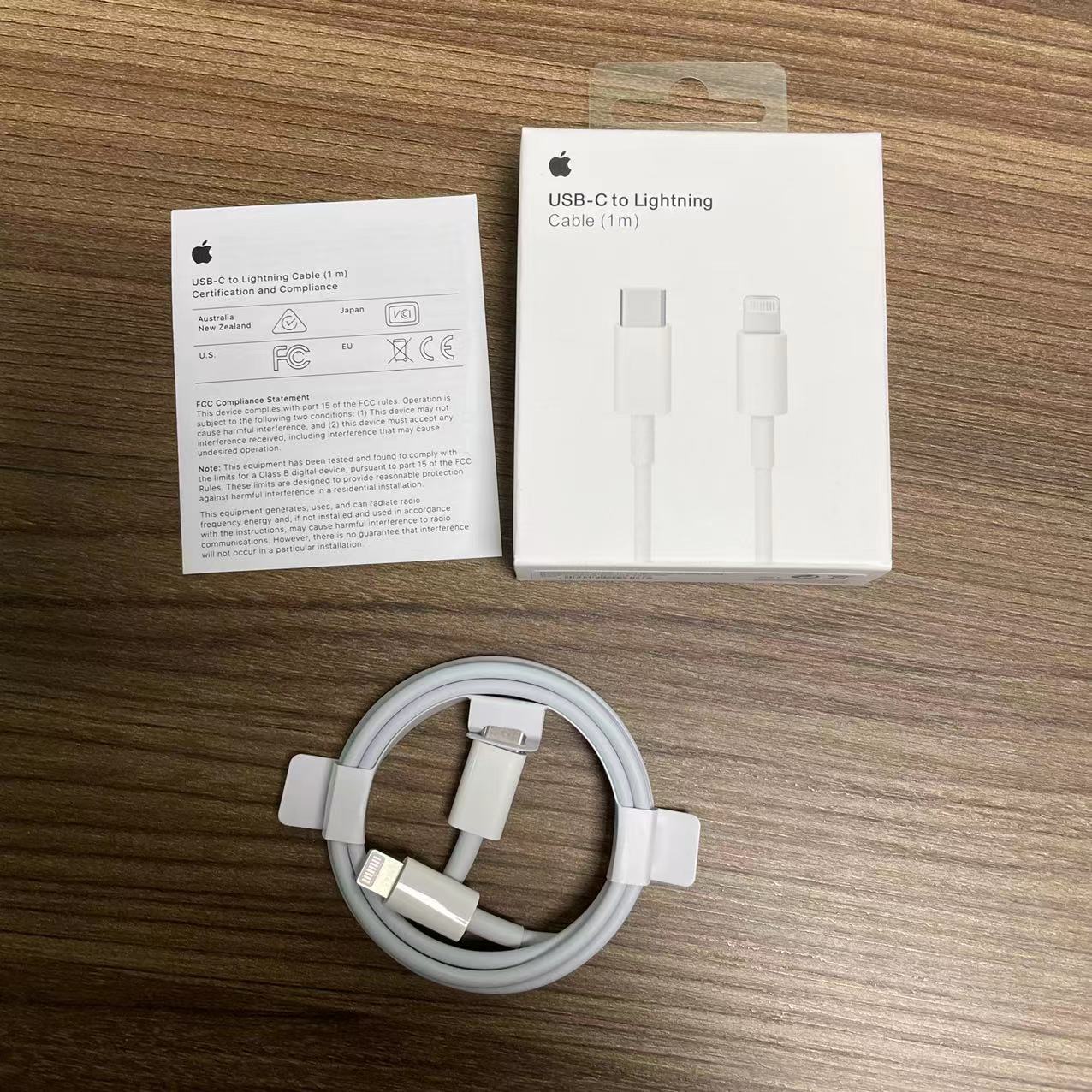 

Apple Original 1-1 2m 1m 3ft usb-c cables PD fast charging type-c to lightning charger cable for iPhone 11 12 13 pro max 20w Power adapter, White