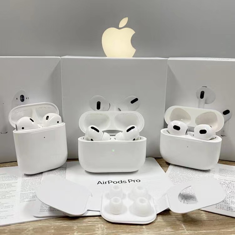 

TOP quality Apple AirPods 3 Pro Air 2 3 Pods Gen 3 Pods Earphones H1 Chip Transparency Wireless Charging Bluetooth Headphones AP3 AP2 Earbuds 2nd Headsets usps, White
