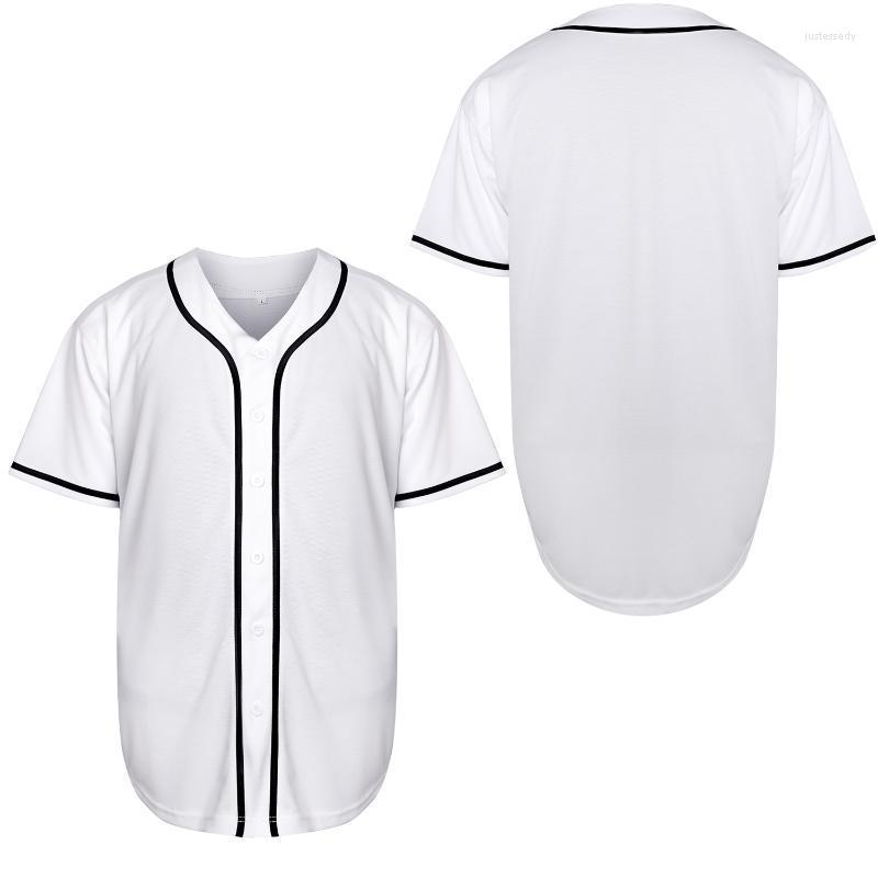 

Men' T-Shirts Custom Baseball Jersey For Men/Youth Design Printing Team Name Number Outdoor Softball Training Sports ShirtsMen' Just22, Black