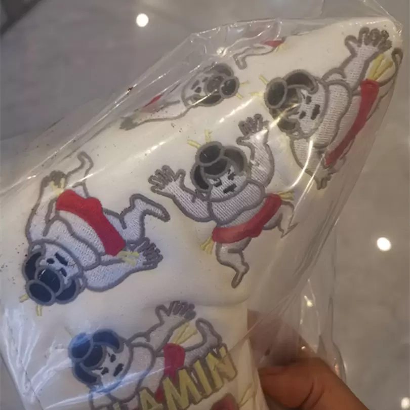 

Customized new arrival limite sale golf headcover LAS headcovers Hawaii putter covers sumBag & Luggage Making Materials