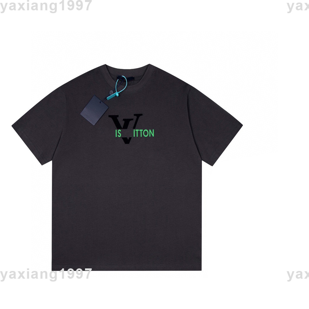 

2022ss spring and summer new shirt high grade cotton Sweatshirts printing short pants sleeve round neck panel T-Shirt Size s-m-l-xl-xxl-xxxl Color black white yx009