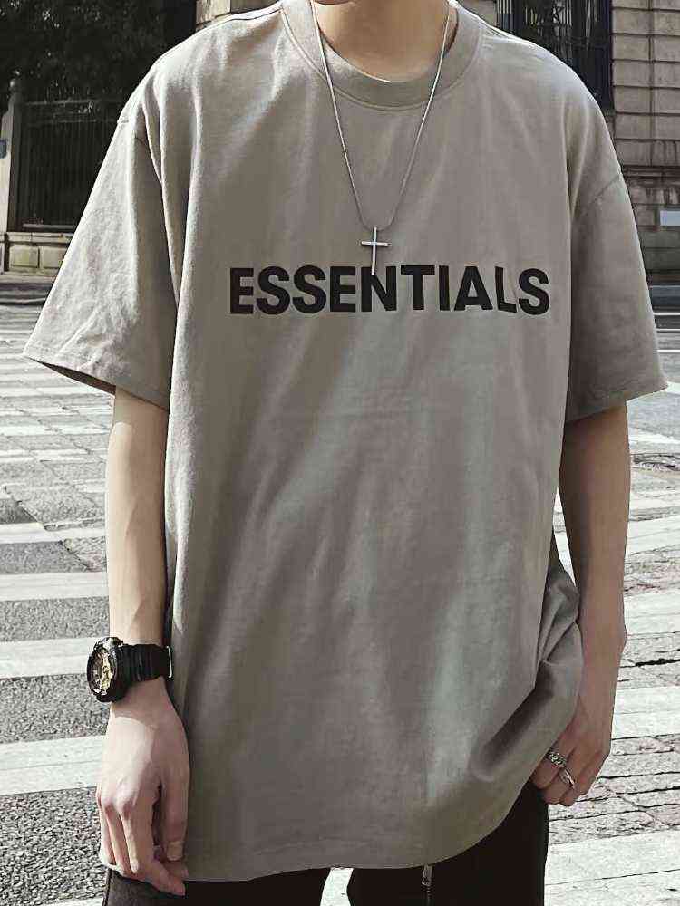 Fashion Essentials Designer Couples t shirts Broken Code Clear Fog Double Thread Chest Letters Men's and Women's Loose Short Sleeve Fas