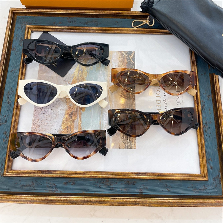 

Designer Sunglasses Family F's New Fashion Hollow Out Mirror Legs Cat's Eye Sunglass Star Same Sunglass Fol029v1rf