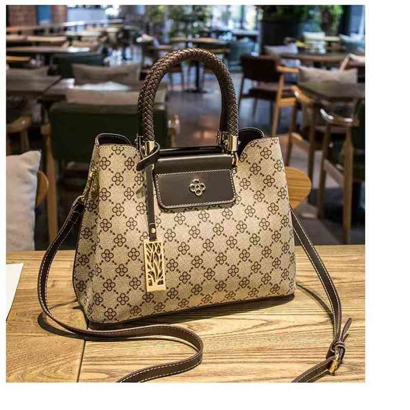 New women's bag 2022 new summer fashion versatile messenger large capacity printed portable shoulder Bags-image-772881714