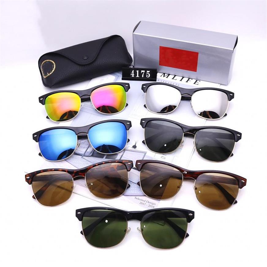 Fashion Classic Pilot Sunglasses designers luxury high quality men women Polarized UV400 aviator driving glasses196F