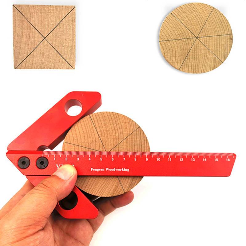 

Professional Hand Tool Sets Woodworking Center Scribe Square 45 Degrees 90 Degree Right Angle Line Gauge ToolsProfessional