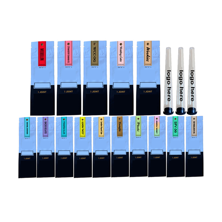 

Newest White 3PCS 1PCS CURED JOINTS BAG PLASTIC TUBES Packaging Moonrock Preroll Pre Roll Tube Packaging