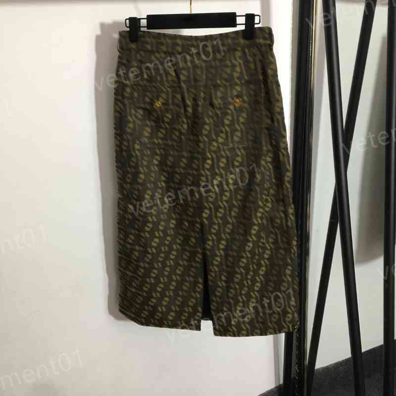 

Fashion Womens Dresses Fashion Full Body Letter Print High Waist Slit Temperament Skirts High Quality Luxury Dress Designer Women Clothing