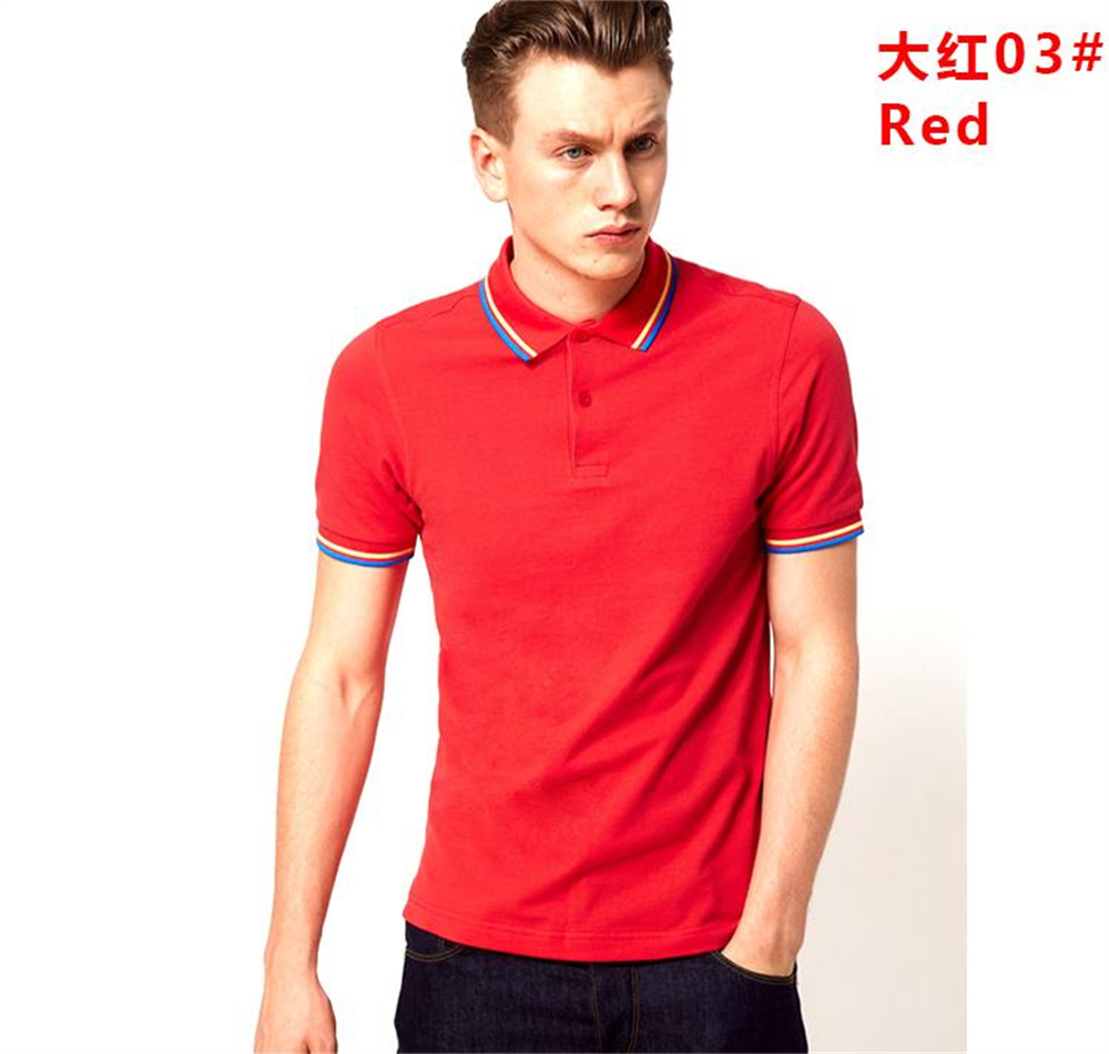 

Fashion Men' Casual Shirts Luxury Top quality Embroidery Fred Perry Polo Shirt Short Sleeve Cool Coats Cotton Slim Fit Business Tees Size -3XL, Sky blue