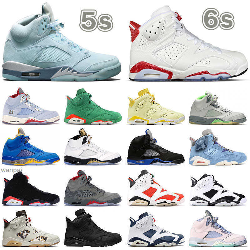 

Designer 5s suede blue 6s oreo red basketball shoes big size eur 46 47 mens outdoor walking hiking sports sneakers camo grey black cats unc og designer shoes, A46 40-47 easter