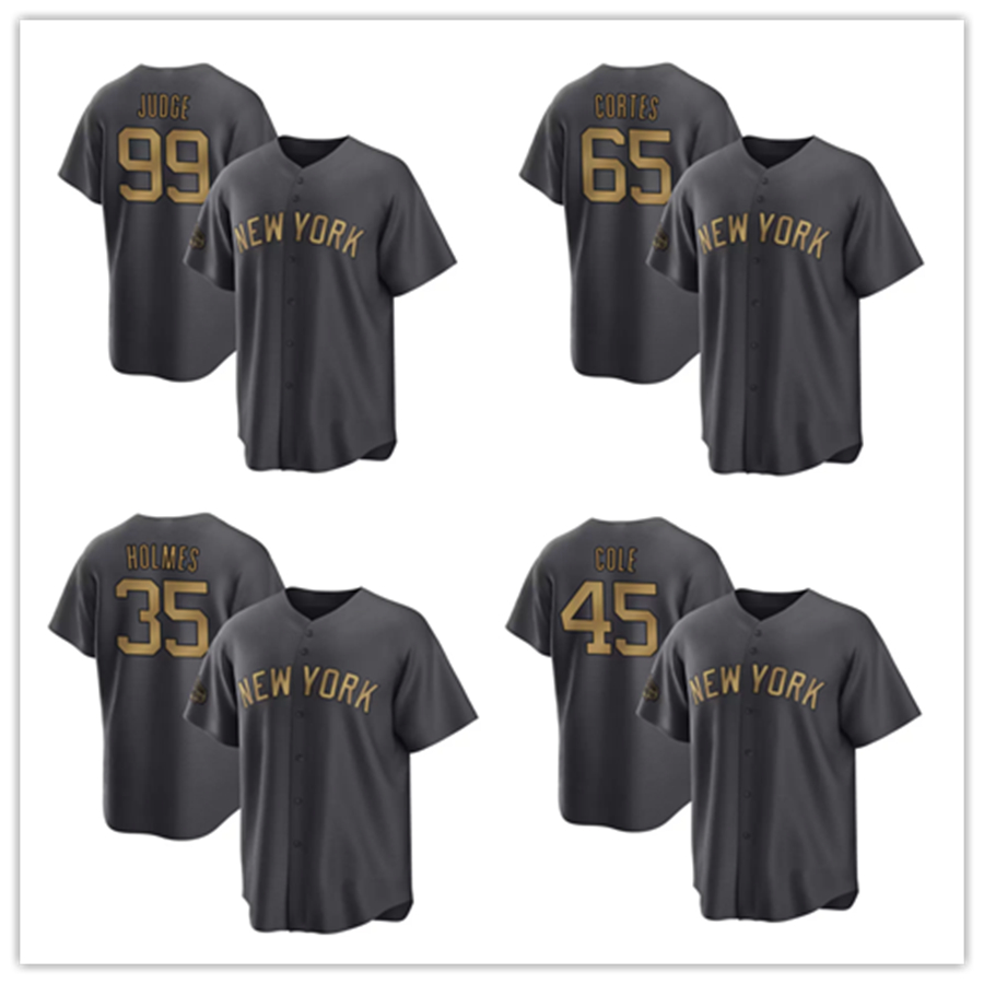 

2022 All Star Gray Baseball Jersey Aaron Judge Shohei Ohtani Giancarlo Stanton Mike Trout Gerrit Cole Xander Bogaerts Rafael Devers Andrew Benintendi Jose Altuve