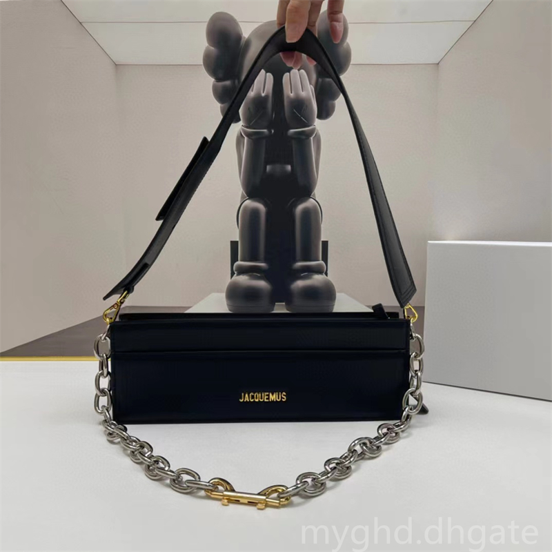 Dupe Jac-quemus Chain Handbag for Women 30*10.5*4.5cm Fashion Handbags With Box-image-775504890