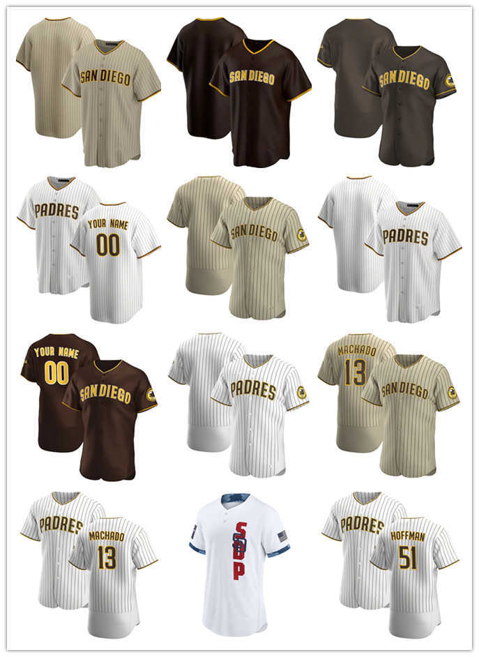 

Custom Jersey San Diego''Padres''Men women Youth 19 Tony Gwynn 23 Fernando Tatis Jr. 51 Trevor Hoffman 13 Manny Machado Baseball Jerseys, Color