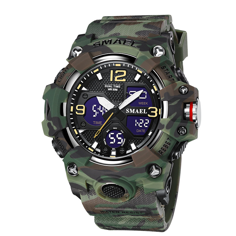 

Outdoor tactical electronic watch men's trend multi-function waterproof men's watch, Other
