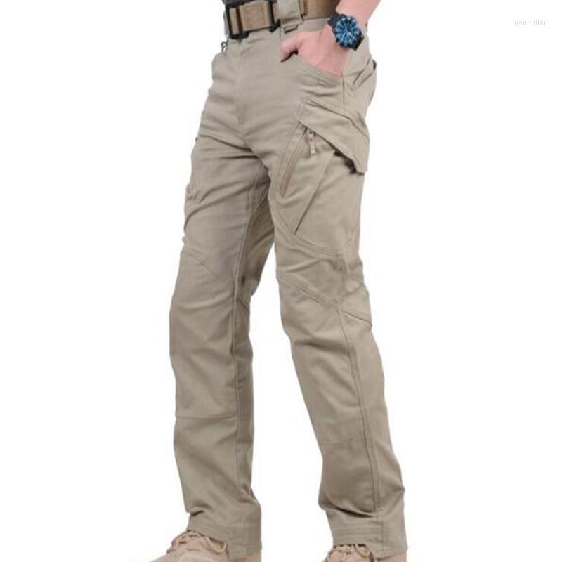 

Men' Pants Military Tactical Cargo Men SWAT Combat Army Trousers Male Casual Many Pockets Stretch Cotton PantsMen' Naom22, Black