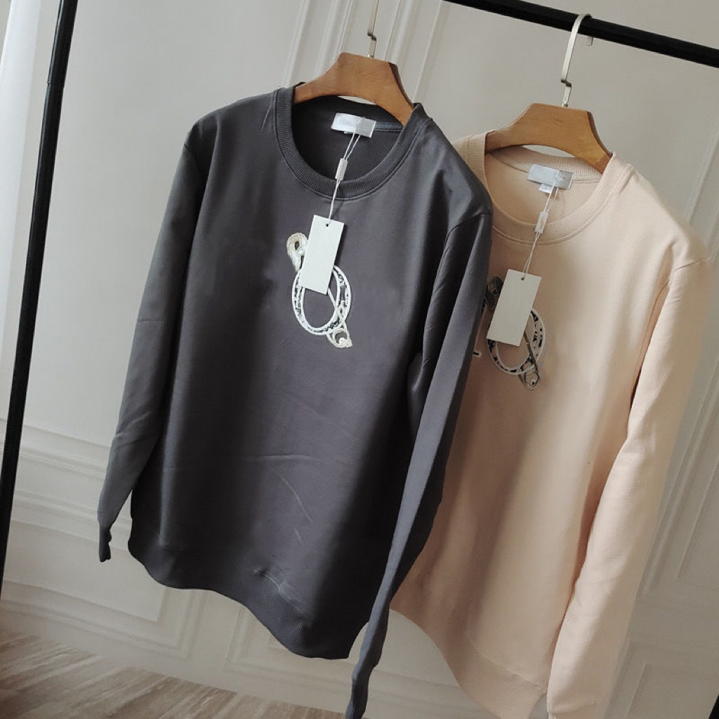 

Mens Hoodies Sweatshirts High Quality Fashion men Letter Embroidery Long Sleeve women cotton Clothing S-5xl, Black