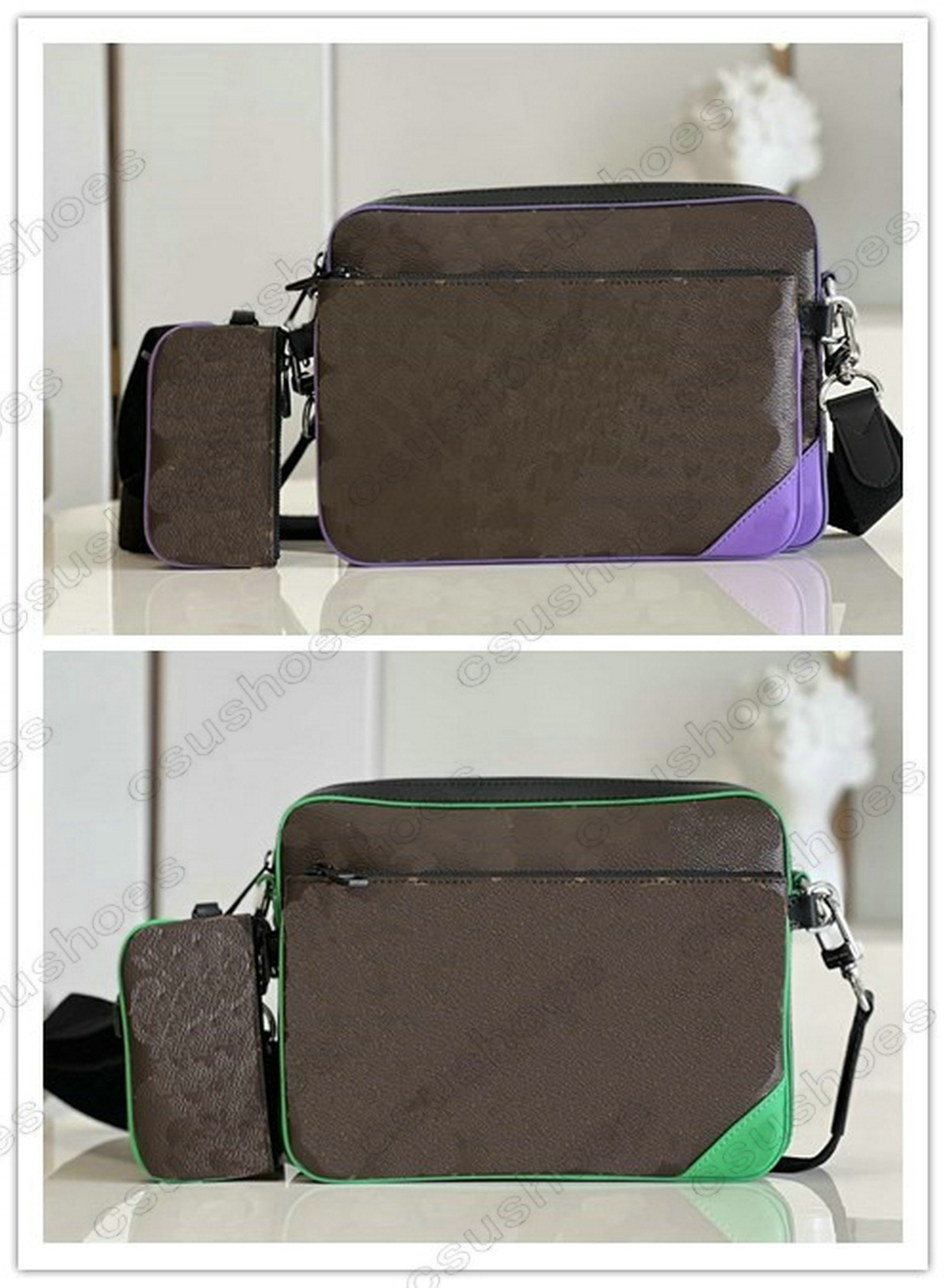 

Mens Trio Messenger Districts 3 in 1 bags Luxurys Designers Crossbody Shoulder Bag Handle Purse Wallets Totes 3pcs sets M69443 M45320 M46266, No bag