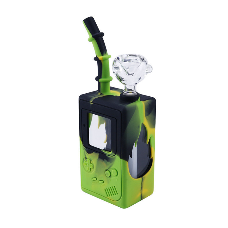 

Hookahs Mini Glass Bong Water Pipes Pyrex Tobacco Oil Rigs Smoking Bongs Thick Recycler Rig for Smoke