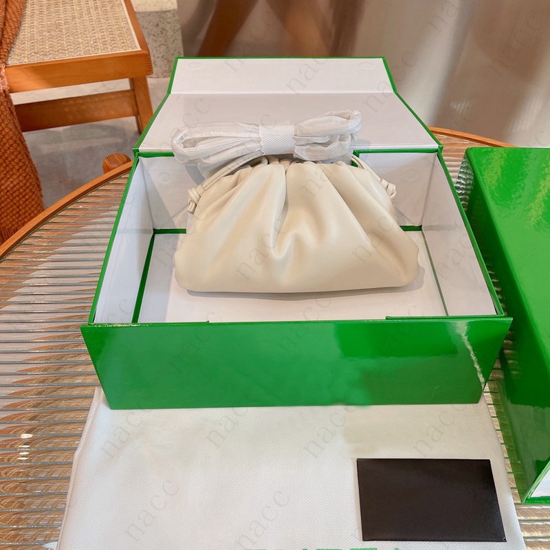 

2022 The Chain pouch Designer bag woman Leather Fashion Mini Shoulder Bags Top quality Ladies handbag Soft Women Luxury Hand Clip Cloud Bag, #5 size 22x5x13cm