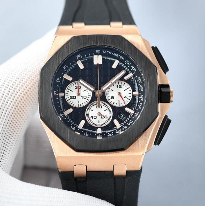 

U1 Mens Watches Quartz Movement Watch 45mm Waterproof Fashion Business Wristwatches Montre De Luxe, Water proof 50m