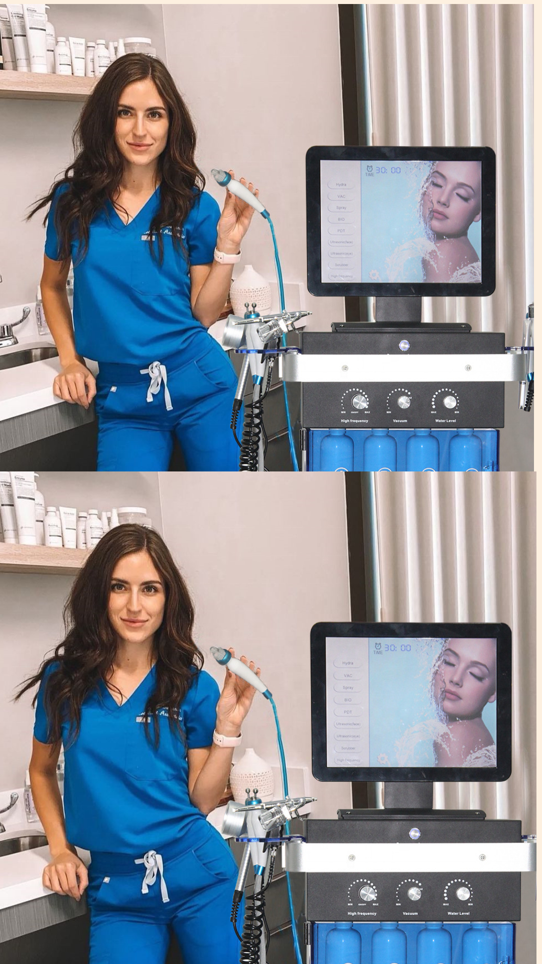 

vertical hydrafacial machine multi-function 14 in 1 hydrafacial