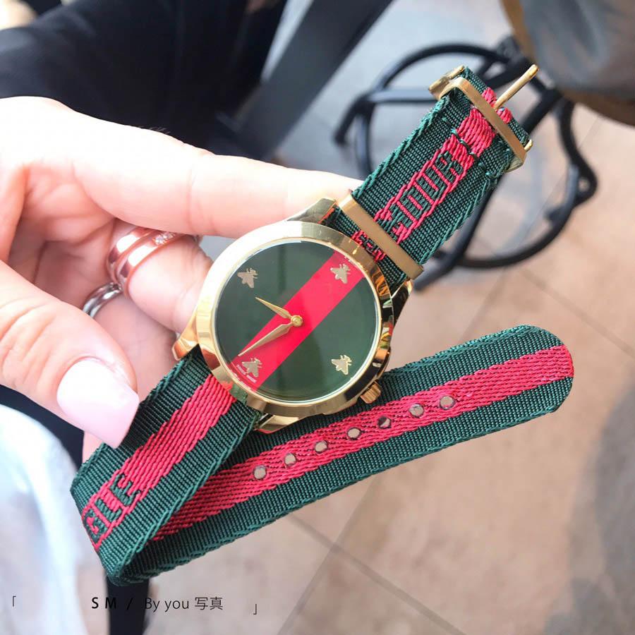 

Roles Fashion Brand Wrist Watch Men Women Girl Bee Style Canvas Band Quartz Good Quality Clock vzd, Model 1