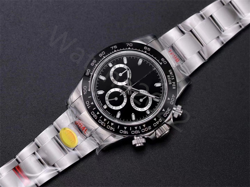 

ZP Factory Men's Watch 904L Steel High End Movement Automatic Mechanical Watch Black Dial Ceramic Bezel 116500LN Wristwatches