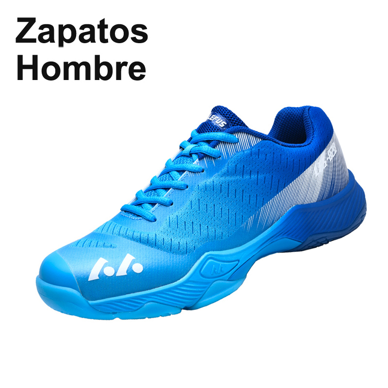 

Professional Table Tennis Shoes for Men and Women zapatillas Badminton Competition Training Sneakers Sports kids 220811, Blue