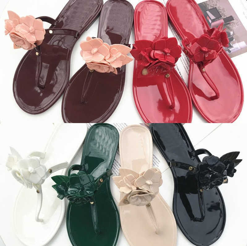

Classic 3 flowers ladies thong sandals flip flops women slippers clip-toe beach shoes crystal Jelly flats pool slide desingers brand sliders sneakers, Fill postage