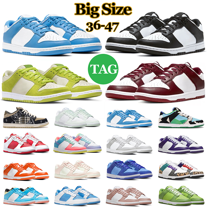 

Panda mens designer casual shoes men women sneakers Mint Green Apple Light Smoke Grey Fog Reverse UNC trainers outdoor, Triple black