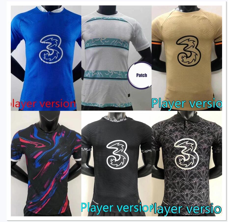 

Player Version black 2022 2023 LUKAKU Soccer Jersey ABRAHAM WERNER HAVERTZ CHILWELL ZIYECH 22 23 PULISIC Football Shirt KANTE MOUNT Men, Yellow
