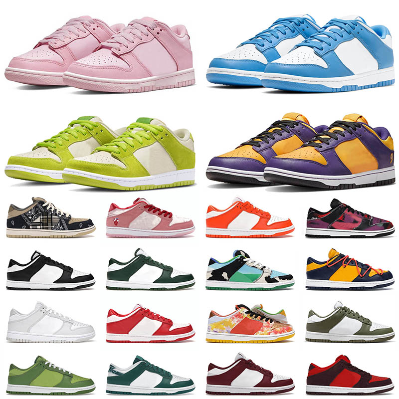

2022 mens women dunked running shoes sneakers low size 48 Unc Green Triple Pink Dunks Photon Dust Black White Coast Skate Tennis Trainers 36-48, A52 medium olive 36-45