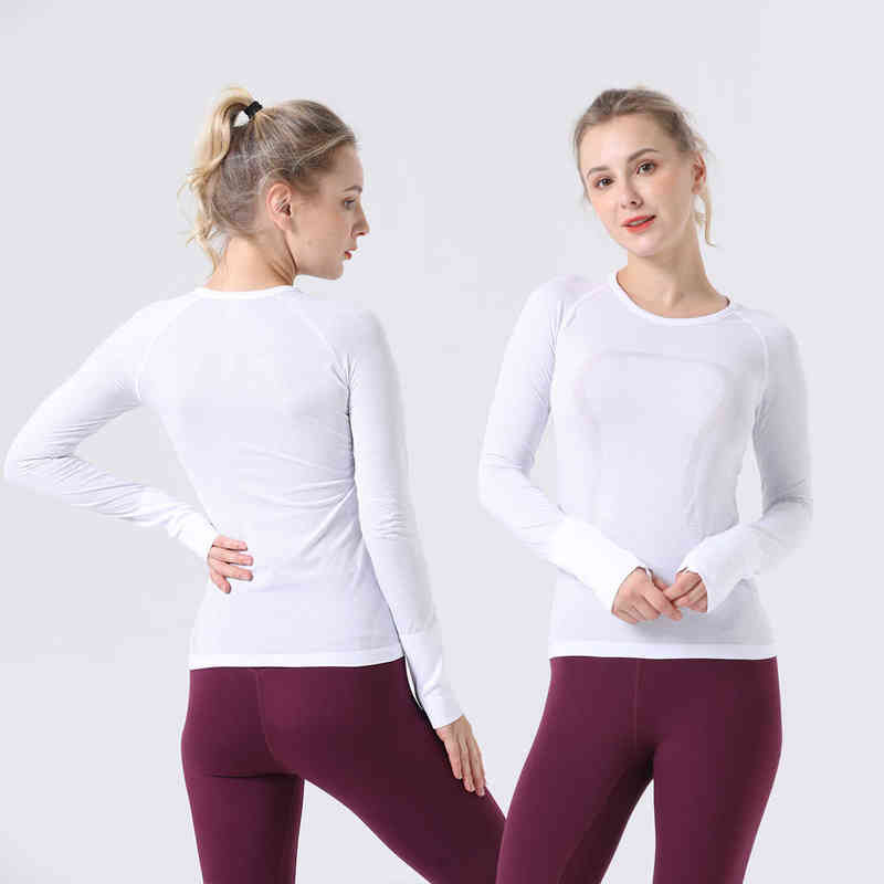 

Elastic 2.0 Women's Long Sleeve T-shirt Running Swiftly Tech Top Sports Breathable Fitn Yoga Suit, 2.0a53 black long sleeve