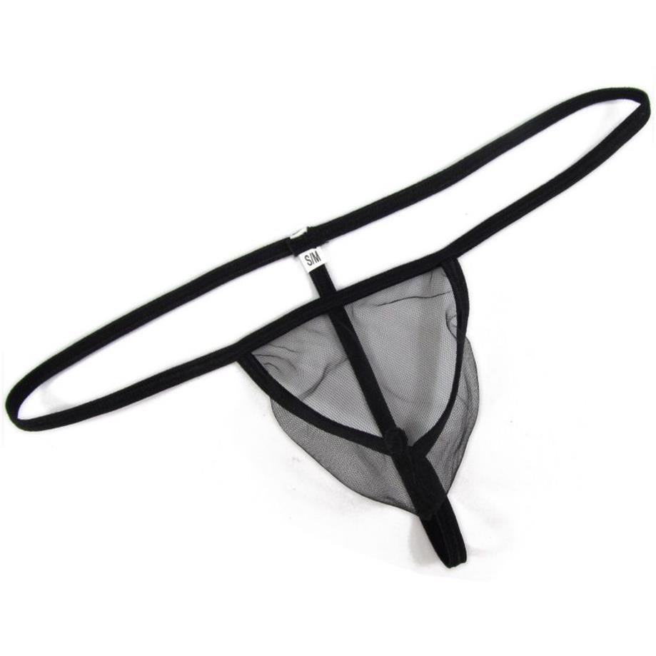 

G3679 mens sexy Mini pouch thong see through C-thru tulle sexy male underwear209c