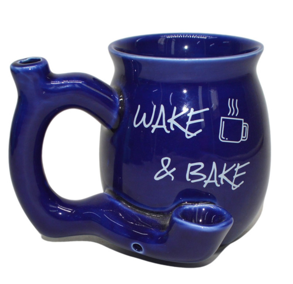 

Classic ceramic pipe mug 400ML coffee cup export foreign trade factory direct sale black bong cup