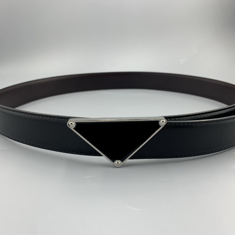 

Designer belt luxurys triangle buckle fashion men's and women's classic width 3.5cm daily matching clothing regular style is better, fashion is good nice, As pics