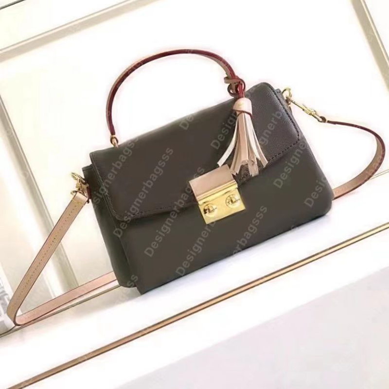 

luxury tassel handbag for women mini tote bag Designer messenger bag special canvas shoulder bag Lady Flap purse leather handel plaid satchel Gold-color hardware, Extra shipping(not for sale)
